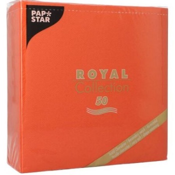 Салфетка 40x40см ROYAL Collection нектарин, 50шт