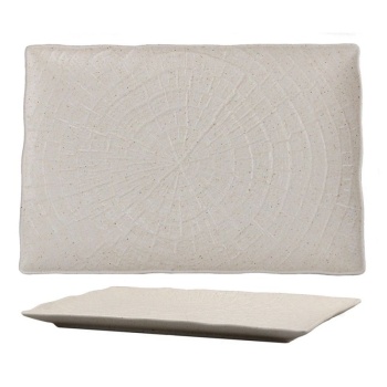 Блюдо прямоугольное для подачи 28.5x19.5см ELEPHANT IVORY