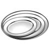 Блюдо металлическое овальное 35x21см - P.L. Proff Cuisine