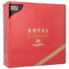 Салфетка 40x40см ROYAL Collection красная, 50шт