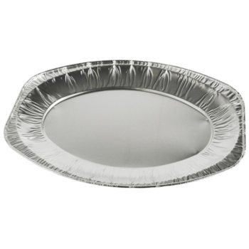 Тарелка из фольги овальная 35x24.5см Pap Star, 3шт