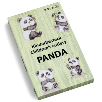 Набор детских столовых приборов Panda - 4 предмета