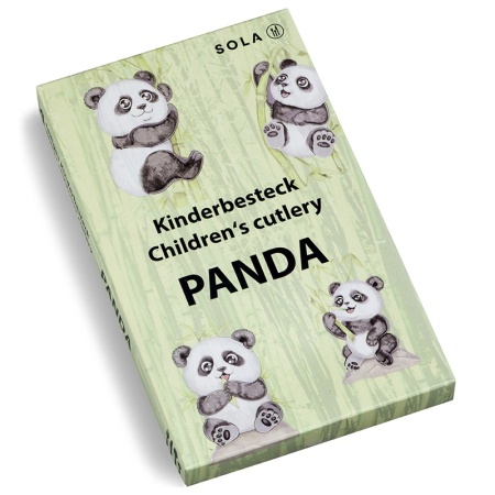 Набор детских столовых приборов Panda - 4 предмета