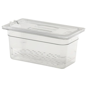 Гастроемкость перфорированная GN 1/3 32.5x17.6x12.7см Camwear прозрачная Cambro