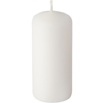 Свеча Ø4x(h)9см белая Pap Star, 10шт