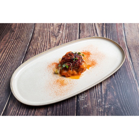 Блюдо, тарелка овальная 30x16см SAND Hygge