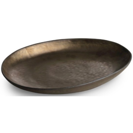 Тарелка овальная 27x20см CLARO gold