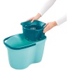 Комплект для уборки Clean Twist Disc Mop Active ведро 15л с отжимом и моп