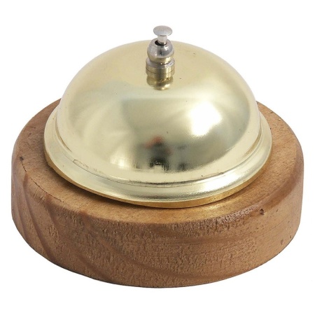 Звонок настольный Ø9x6.5см Brass - 1048/002 Contacto