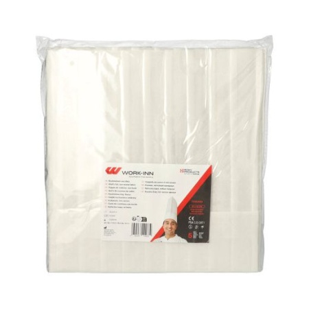 Одноразовый колпак повара Toskana 30x28см белый, 5шт