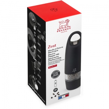 Электрическая мельница для перца ZEST Black 18см