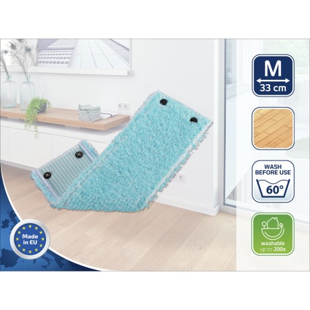 Сменная насадка для швабры Clean Twist M и Combi M - 33см Extra Soft тряпка для деревянных полов