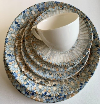 Тарелка плоская Ø19см LUCA MOSAIC Matt Gourmet