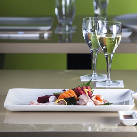 Тарелка прямоугольная 33.5x18.1x(h)2.7см NANO