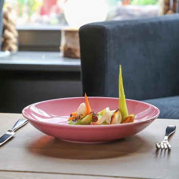 Тарелка глубокая Ø23см 700мл VINTAGE Pink розовая