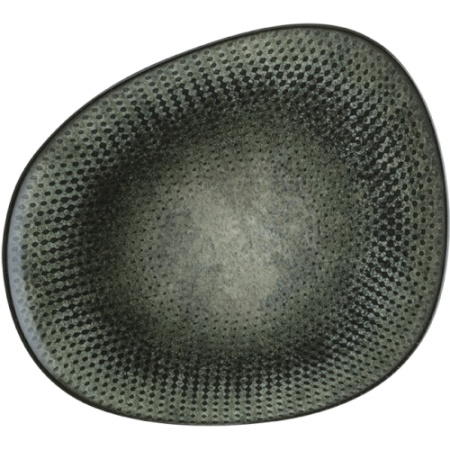 Тарелка плоская 23x20см LENTA OLIVE Vago