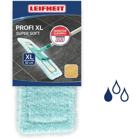 Сменная насадка для швабры Profi XL 42см Extra Soft тряпка для деревянных полов