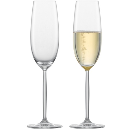 Набор бокалов для шампанского 220мл DIVA, 2шт