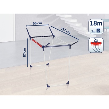 Сушилка для белья 87x157x66см Pegasus 180 Solid