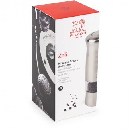 Электрическая мельница для перца ZELI Stainless Steel 14см