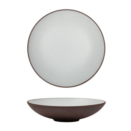 Тарелка, блюдо Ø23cм 650мл White Matt TAIGA