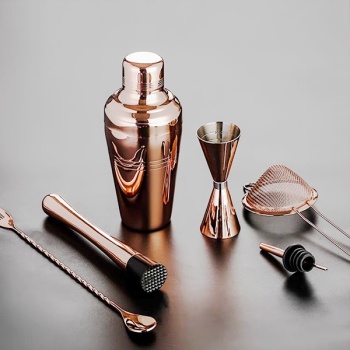 Шейкер 500мл Japanese "Токио" Profi-Chef медный цвет