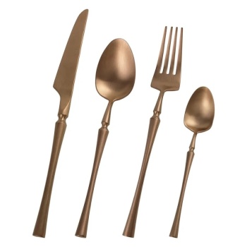 Ложка чайная 15см 1920-Copper медный матовый цвет PVD покрытие