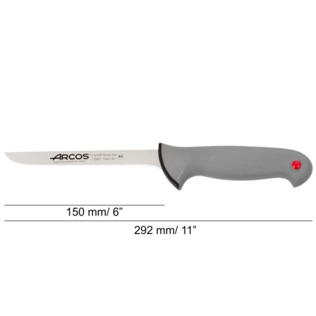 Нож обвалочный 15см узкий COLOUR PROF