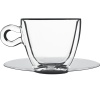 Набор чашек 300мл с блюдцами Thermic Glass, 2шт