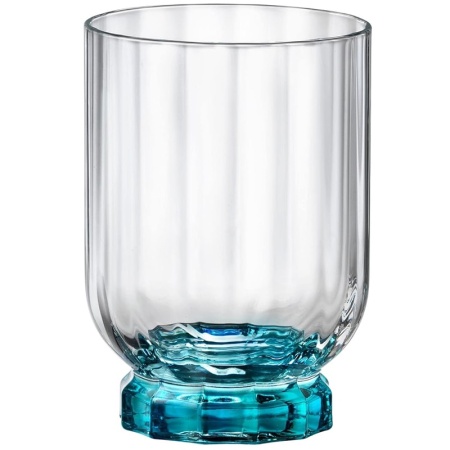 Набор стаканов для воды и десертного белого вина 300мл Rocks FLORIAN LUCENT BLUE, 6шт