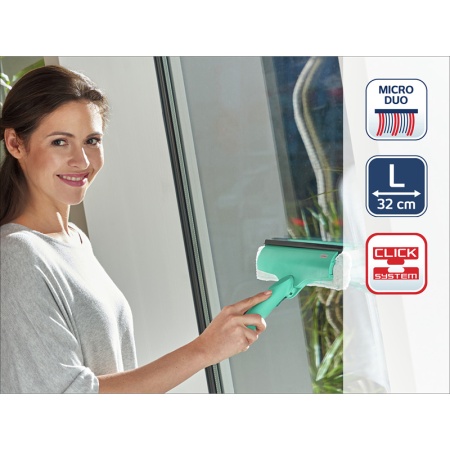 Щетка для мытья окон 3в1 micro duo 32см — Click-System