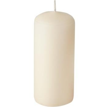 Свеча Ø4x(h)9см кремовая Pap Star, 10шт
