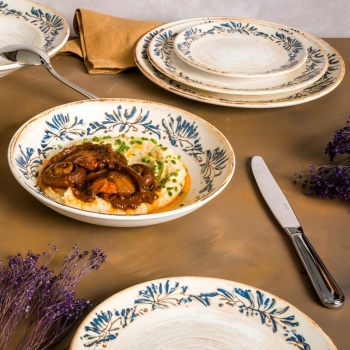 Тарелка глубокая Ø25см 1300мл GRANDMA Bloom