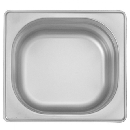 Гастроемкость GN 1/6 176x162x(h)100мм 1.5л нерж.сталь 304 Ozti