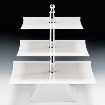 Этажерка 3 уровня 25/30/35x(h)44см белая – Alkan