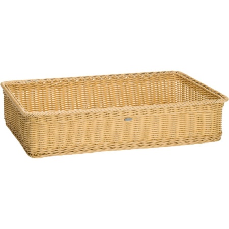 Корзинка для хлебобулочных изделий 60x40x13см бежевый