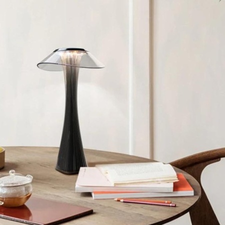 Лампа настольная светодиодная 27см Astreo серого цвета