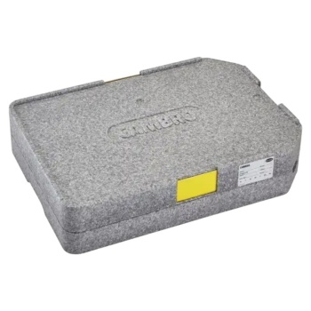 Термоподнос с посудой 53x37x11.8см GoBox Cambro серый