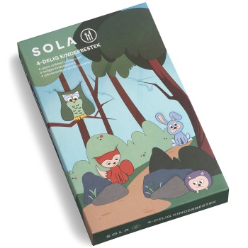 Набор детских столовых приборов Forest animals - 4 предмета