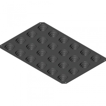 Форма "Пирамидка круглая" 600x400мм 24 выемки 70x40мм