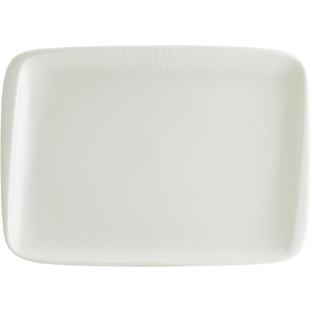 Тарелка прямоугольная 23x16см IRIS White Moove