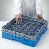 Кассета Camrack на 30 ячеек для мойки и хранения бокалов Ø7.94x9.2см Cambro синий