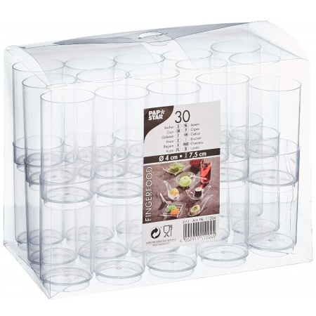 Стаканчик для десертов 60мл прозрачный Pap Star, 30шт