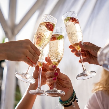 Бокал для шампанского 180мл ROMANCE поликарбонат