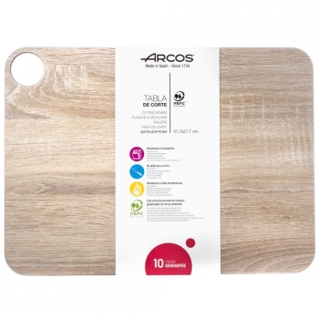 Доска разделочная 38x28см NATURAL Arcos