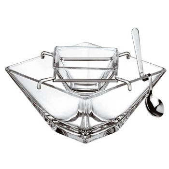 Икорница 14x(h)10см TORCELLO с ложечкой