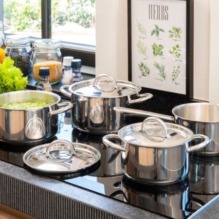 Набор посуды Blizz – 4 предмета – 3 кастрюли и сотейник