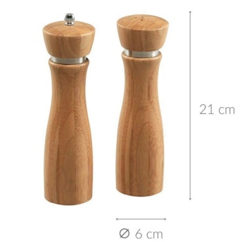 Набор мельниц для специй Ø6x(h)21.5см Kesper, 2шт