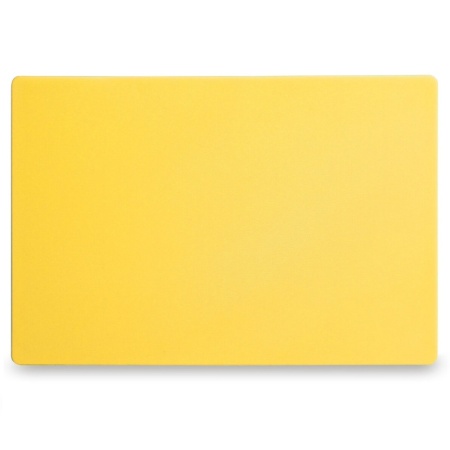 Доска разделочная 450x300x12.7мм желтая HACCP