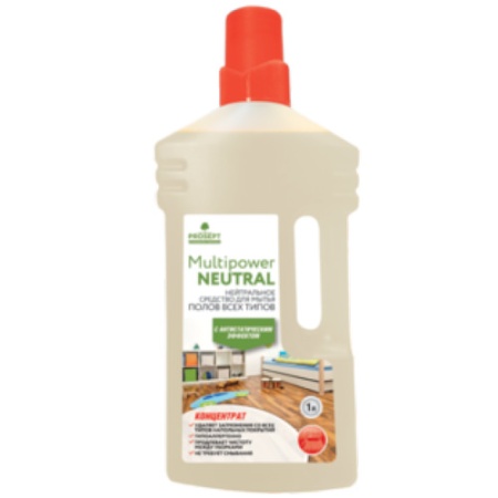 Multipower Neutral концентрат для мытья полов всех типов с антистатическим эффектом, 1л